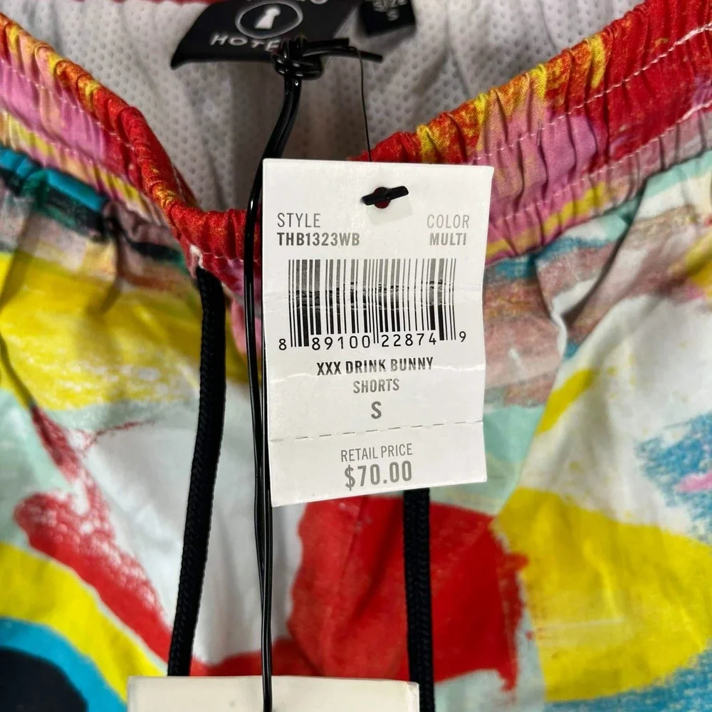 NWT LTD Tango Hotel Al Baseer Holly XXX Drink Bunny Swim Trunks Mens Size Small